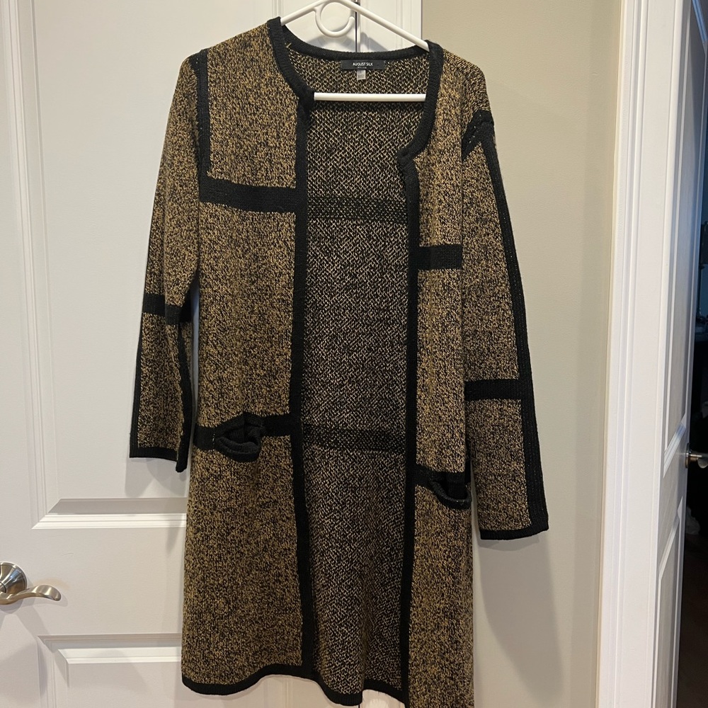 August Silk Cardigan